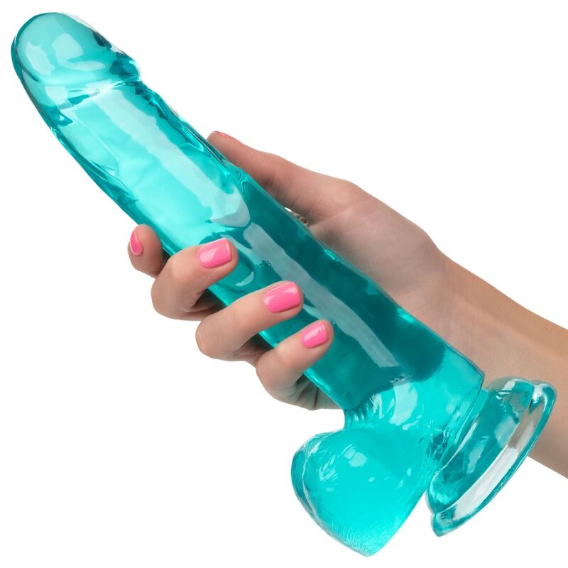 CALEXOTICS - SIZE QUEEN DILDO BLUE 20.3 CM - My naughty haven #