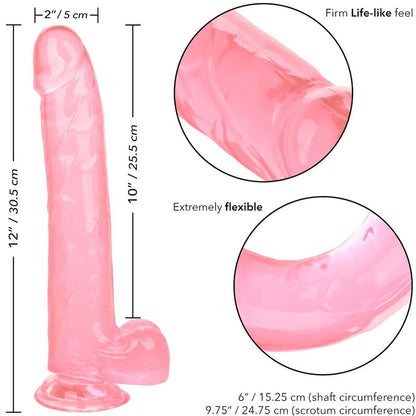 CALEXOTICS - SIZE QUEEN DILDO PINK 25.5 CM - My naughty haven #