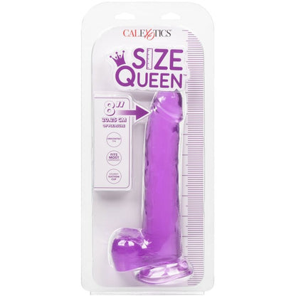 CALEXOTICS - SIZE QUEEN DILDO PURPLE 20.3 CM - My naughty haven #