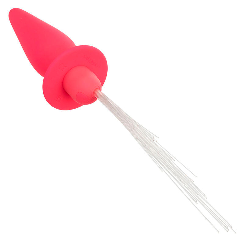CALEXOTICS - SOUTHERN LIGHTS LIGHT UP ANAL PLUG 10 VIBRATIONS SILICONE PINK - My naughty haven #