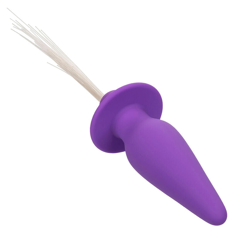 CALEXOTICS - SOUTHERN LIGHTS LIGHT UP ANAL PLUG 10 VIBRATIONS SILICONE PURPLE - My naughty haven #