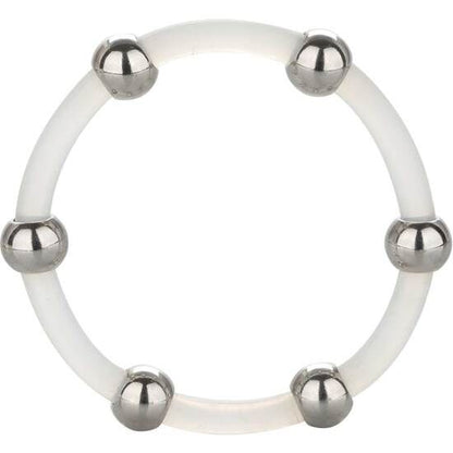 CALEXOTICS - STEEL BEADED SILICONE RING XL - My naughty haven #