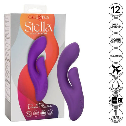 CALEXOTICS - STELLA DUAL PLEASER VIOLET - My naughty haven #