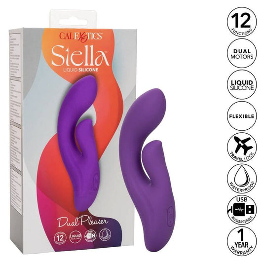 CALEXOTICS - STELLA DUAL PLEASER VIOLET - My naughty haven #