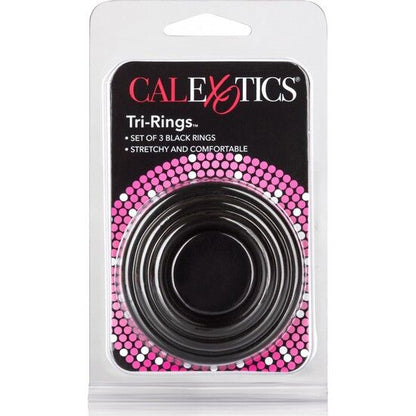 CALEXOTICS - TRI-RINGS BLACK - My naughty haven #