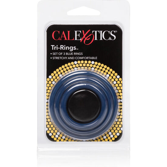 CALEXOTICS - TRI-RINGS BLUE - My naughty haven #