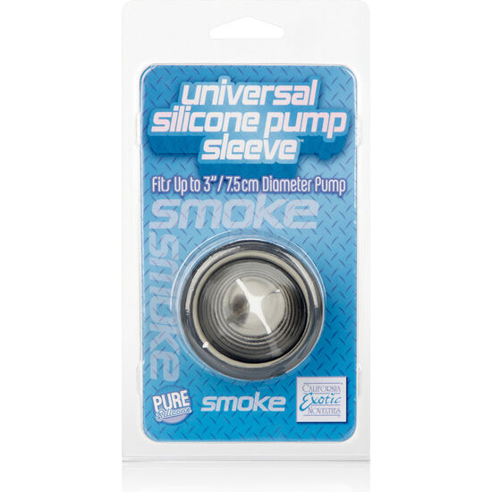 CALEXOTICS - UNIVERSAL SILICONE PUMP SLEEVE BLACK - My naughty haven #