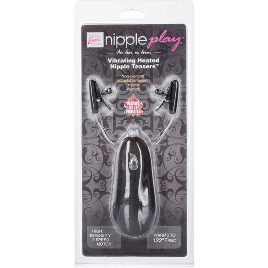 CALEXOTICS - VIBR HEATED NIPPLE TEASERS BLACK - My naughty haven #