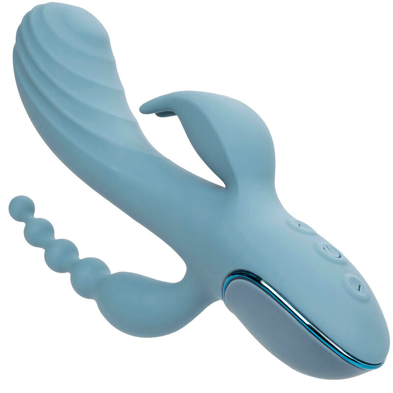 CALEXOTICS - VIBRATOR TRIPLE ECSTASY GREY - My naughty haven #