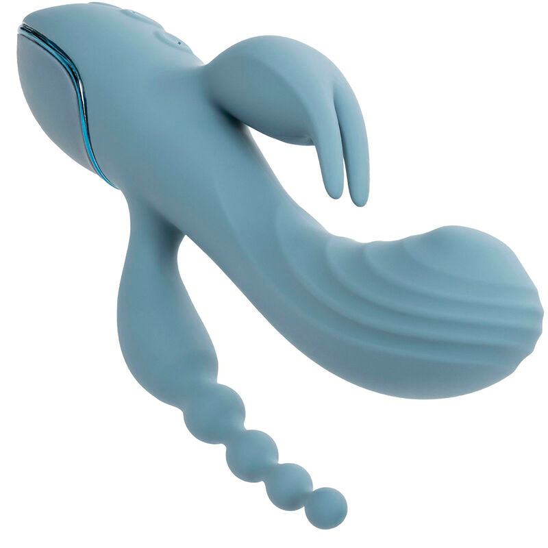 CALEXOTICS - VIBRATOR TRIPLE ECSTASY GREY - My naughty haven #