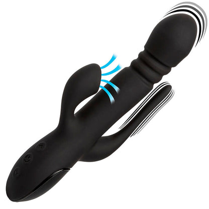 CALEXOTICS - VIBRATOR TRIPLE EUPHORIA BLACK - My naughty haven #