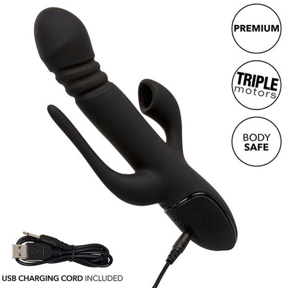 CALEXOTICS - VIBRATOR TRIPLE EUPHORIA BLACK - My naughty haven #