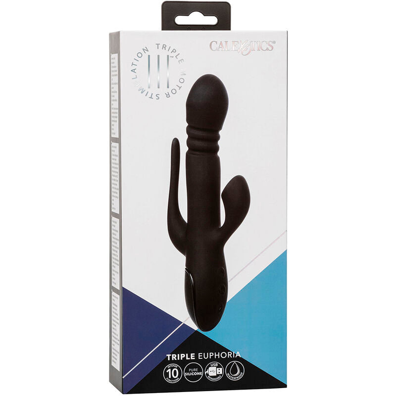 CALEXOTICS - VIBRATOR TRIPLE EUPHORIA BLACK - My naughty haven #