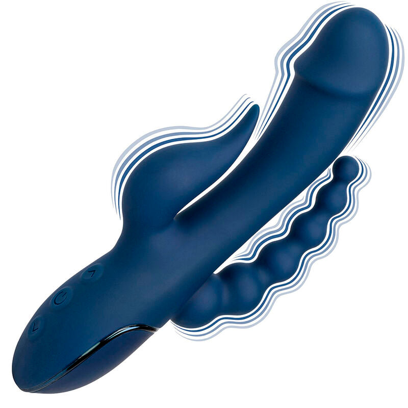 CALEXOTICS - VIBRATOR TRIPLE ORGASM BLUE - My naughty haven #