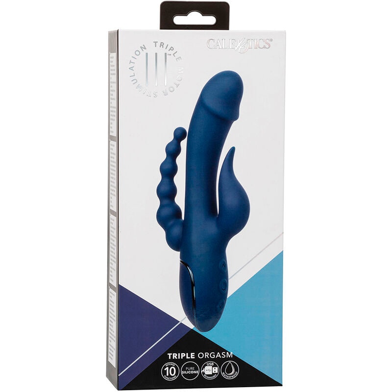 CALEXOTICS - VIBRATOR TRIPLE ORGASM BLUE - My naughty haven #