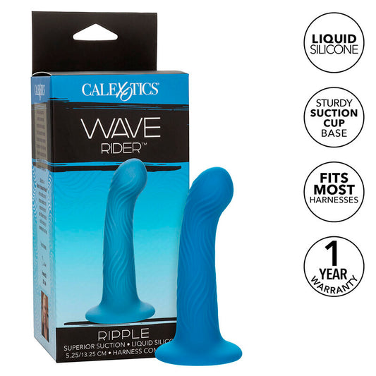 CALEXOTICS - WAVE RIDER RIPPLE ANAL PLUG BLUE - My naughty haven #