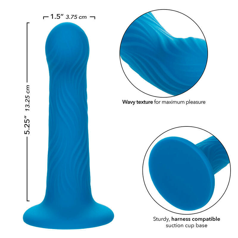 CALEXOTICS - WAVE RIDER RIPPLE ANAL PLUG BLUE - My naughty haven #