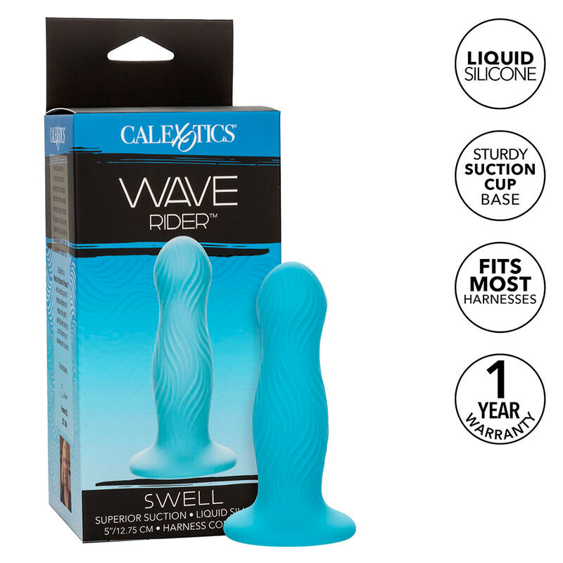 CALEXOTICS - WAVE RIDER SWELL ANAL PLUG BLUE - My naughty haven #