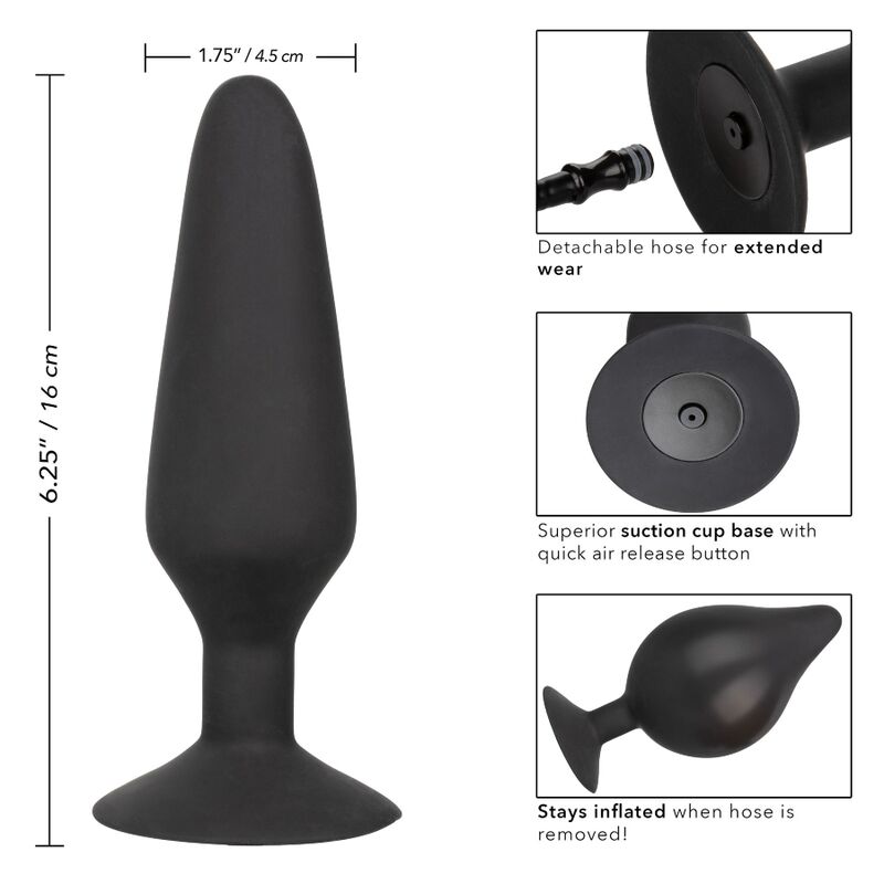 CALEXOTICS - XL SILICONE INFLATABLE PLUG - My naughty haven #