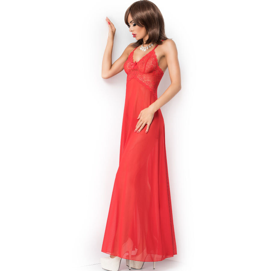 CHILIROSE - CR 3883 BABYDOLL LONG RED S/M - My naughty haven #