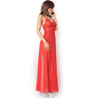 CHILIROSE - CR 3883 BABYDOLL LONG RED S/M - My naughty haven #