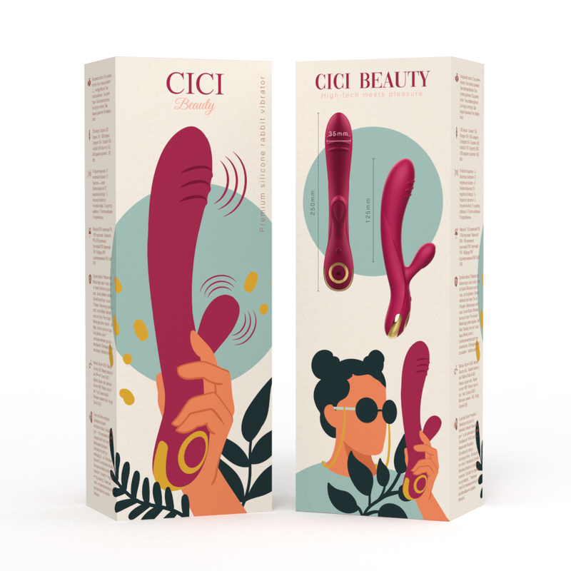 CICI BEAUTY - PREMIUM SILICONE RABBIT VIBRATOR - My naughty haven #