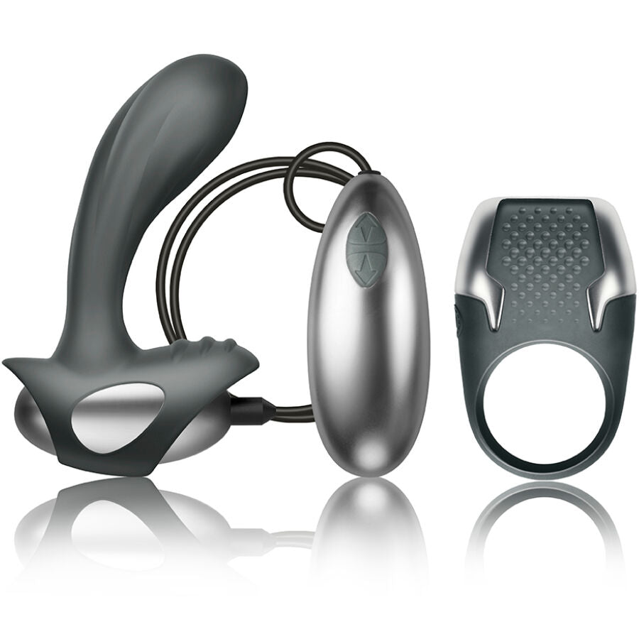 CLIMAXIMUM - EXCITE KIT COCK RING + WIRE PROSTATE MASSAGER - My naughty haven #
