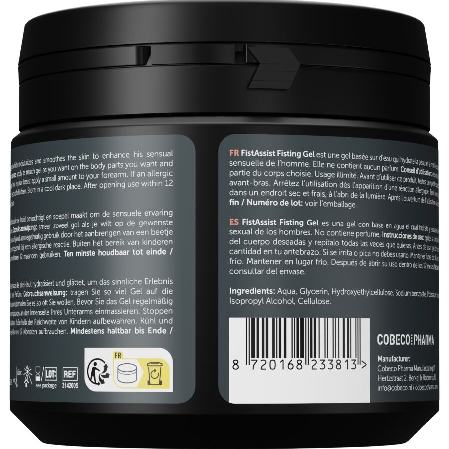 COBECO - FIST ASSIST FISTING GEL EXTRA-THICK WATER-BASED 500 ML - My naughty haven #