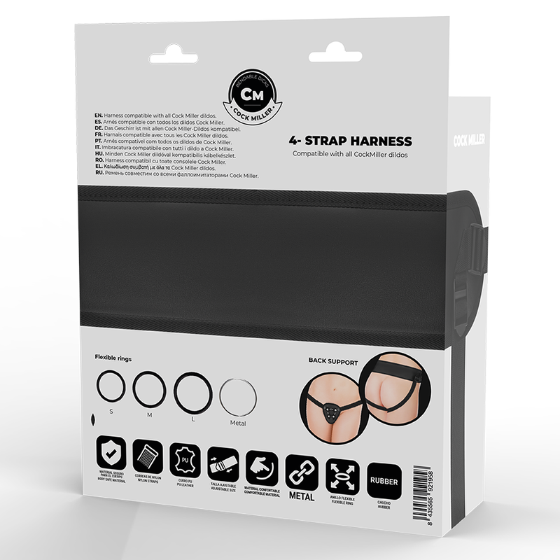 COCK MILLER - ADJUSTABLE HARNESS & RINGS - My naughty haven #