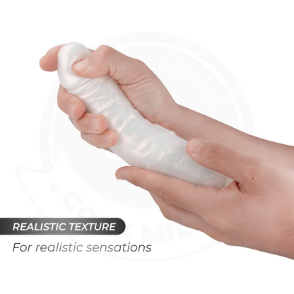COCK MILLER - DILDO WITH SUCTION CUP, LIGHTS AND VIBRATION WITH REMOTE CONTROL WHITE 21.5 CM - My naughty haven #