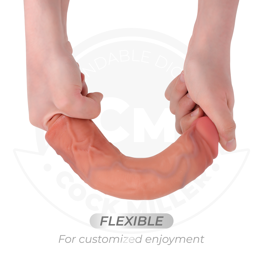 COCK MILLER - REALISTIC DILDO WITH SUCTION CUP AND REMOTE CONTROL VIBRATION 20.5 CM - My naughty haven #