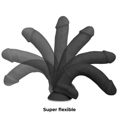 COCK MILLER - SILICONE DENSITY COCKSIL ARTICULABLE BLACK 24 CM - My naughty haven #