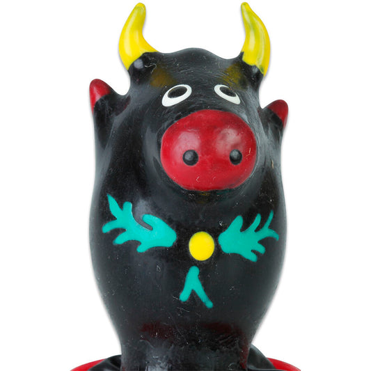 CONDOMERIE - HANDPAINTED NOVELTY CONDOMS BULL BLACK MODEL 1 - My naughty haven #