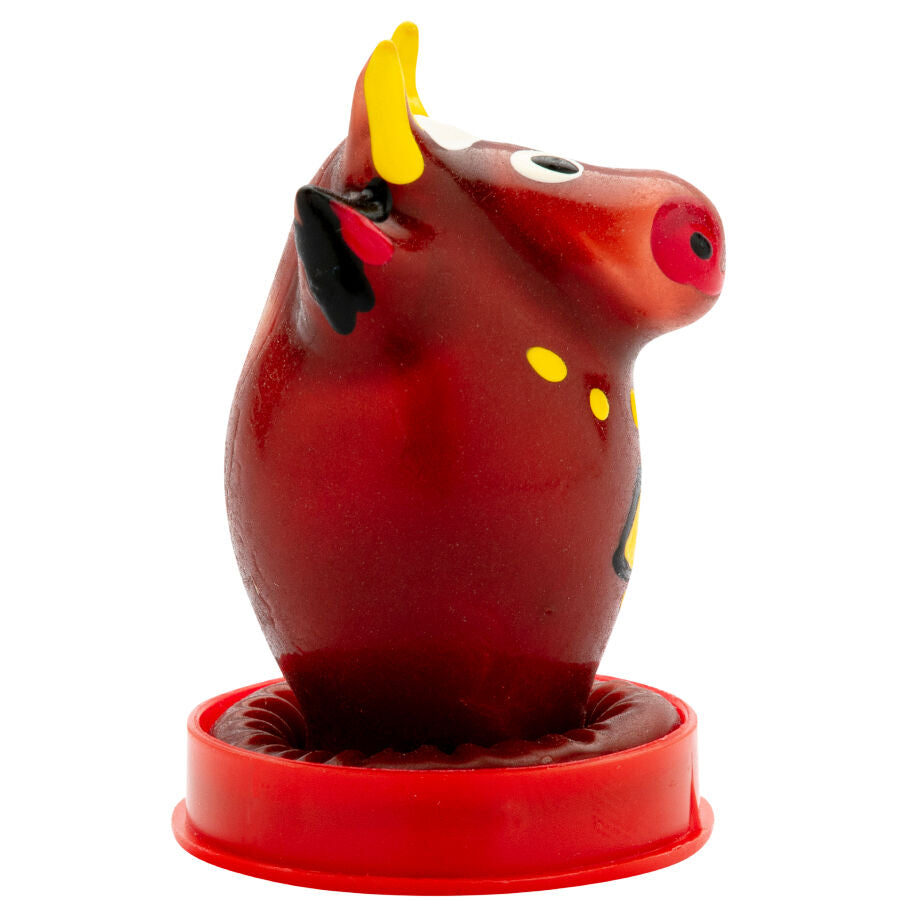 CONDOMERIE - HANDPAINTED NOVELTY CONDOMS BULL MODEL 1 - My naughty haven #