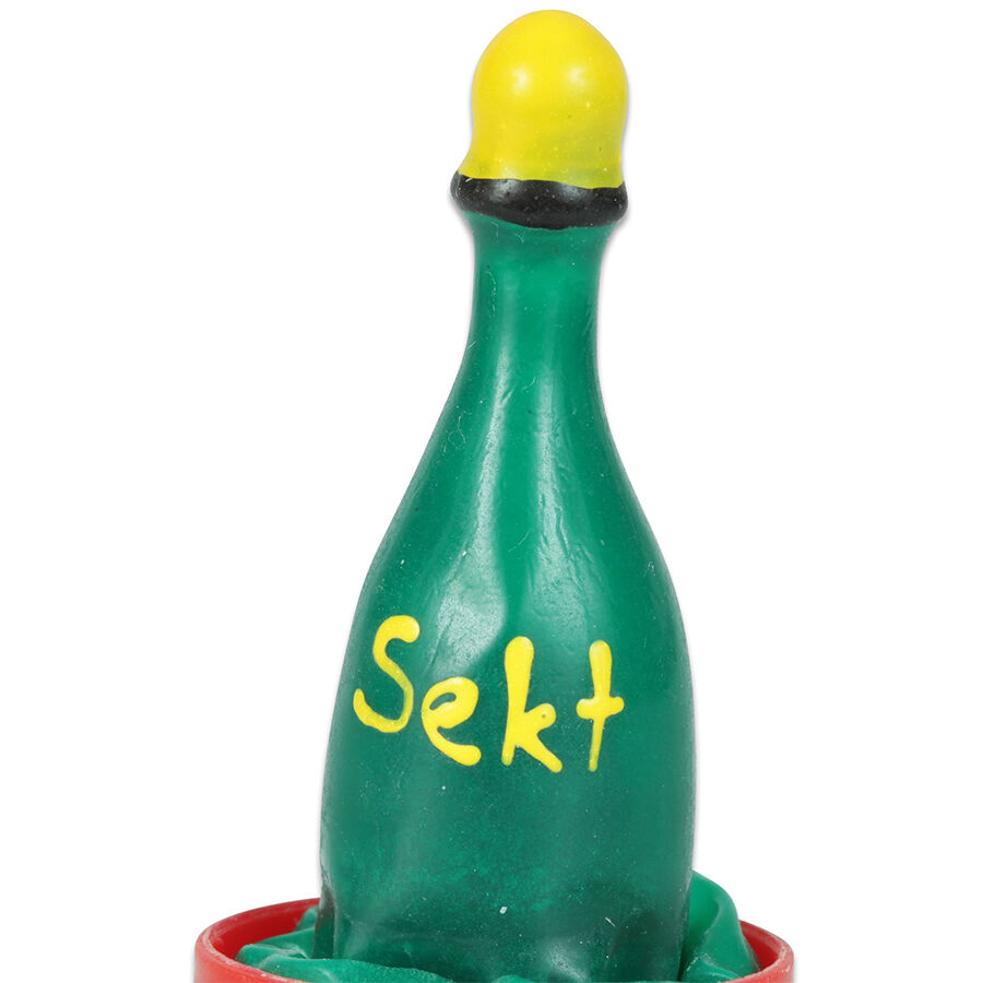 CONDOMERIE - HANDPAINTED NOVELTY CONDOMS CHAMPAGNE - My naughty haven #