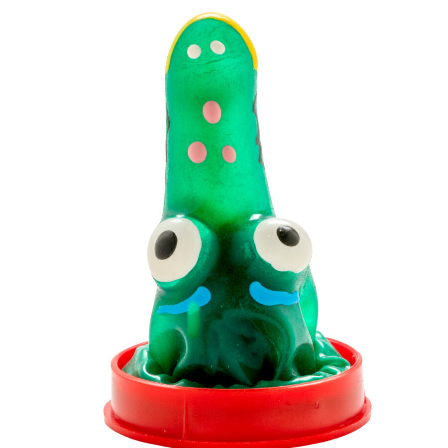 CONDOMERIE - HANDPAINTED NOVELTY CONDOMS CROCODILE MODEL 1 - My naughty haven #