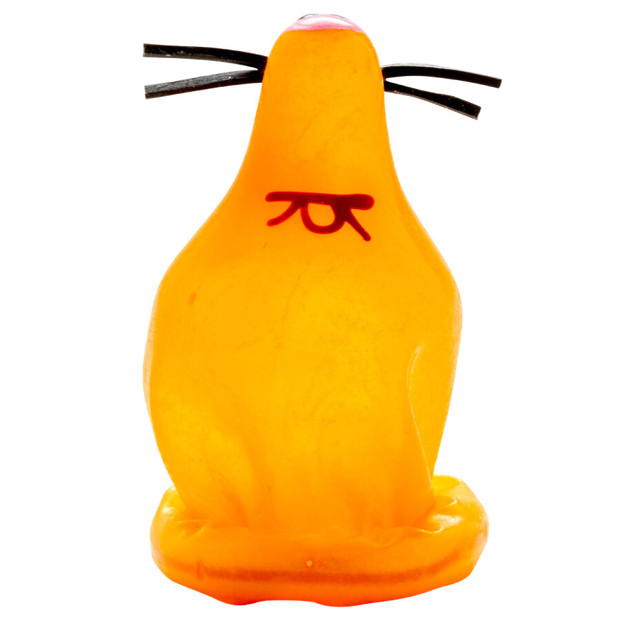 CONDOMERIE - HANDPAINTED NOVELTY CONDOMS FOX GLUED - My naughty haven #