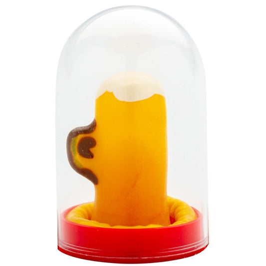 CONDOMERIE - HANDPAINTED NOVELTY CONDOMS GLASS OF BEER - My naughty haven #