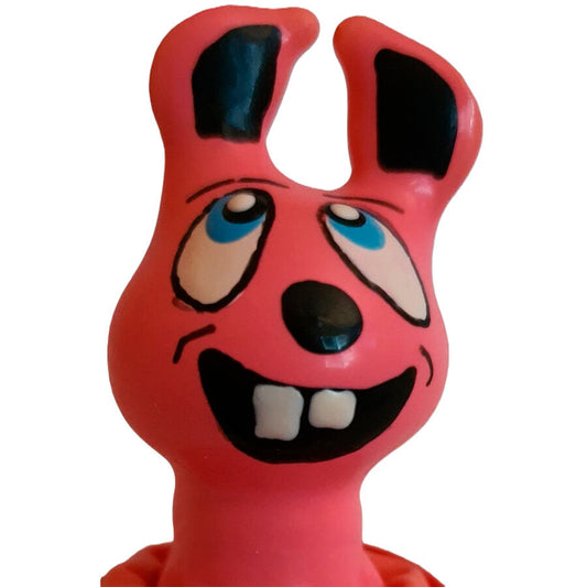 CONDOMERIE - HANDPAINTED NOVELTY CONDOMS LAUGHING PINK HARE - My naughty haven #