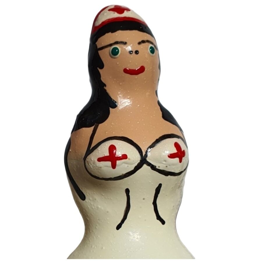 CONDOMERIE - HANDPAINTED NOVELTY CONDOMS NURSE BLACK - My naughty haven #