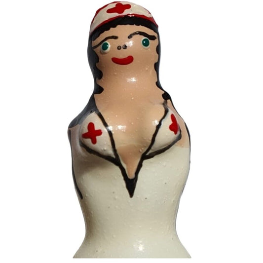 CONDOMERIE - HANDPAINTED NOVELTY CONDOMS NURSE BLOND - My naughty haven #