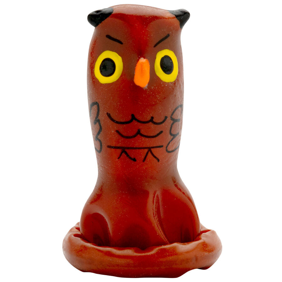CONDOMERIE - HANDPAINTED NOVELTY CONDOMS OWL - My naughty haven #