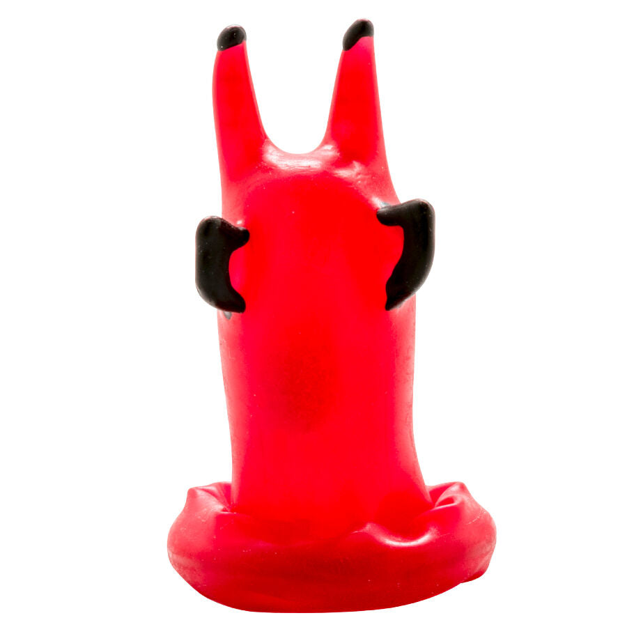 CONDOMERIE - HANDPAINTED NOVELTY CONDOMS RED DEVIL - My naughty haven #