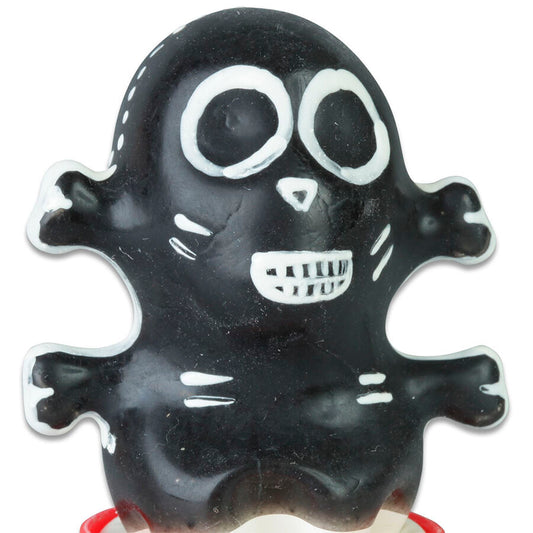 CONDOMERIE - HANDPAINTED NOVELTY CONDOMS SKULL BLACK MODEL 1 - My naughty haven #