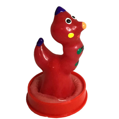 CONDOMERIE - HANDPAINTED NOVELTY CONDOMS WORM - My naughty haven #