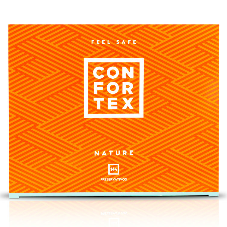 CONFORTEX - CONDOM NATURE BOX 144 UNITS - My naughty haven #