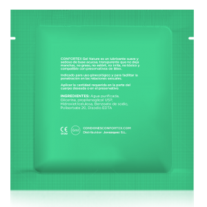 CONFORTEX - LUBRICANT SINGLE DOSE 6ML BOX/BAG 100 UNITS - My naughty haven #