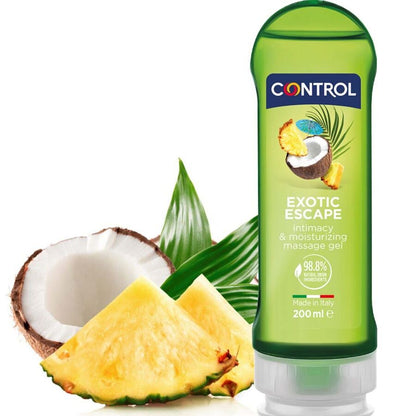 CONTROL - 2 EN 1 MASSAGE & PLEASURE EXOTIC 200 ML - My naughty haven #