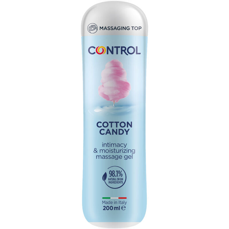 CONTROL - COTTON CANDY MASSAGE GEL 3 IN 1 200 ML - My naughty haven #