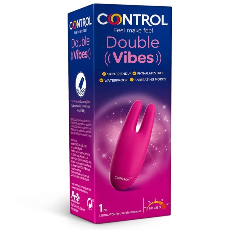 CONTROL - DOUBLE VIBES STIMULATOR - My naughty haven #